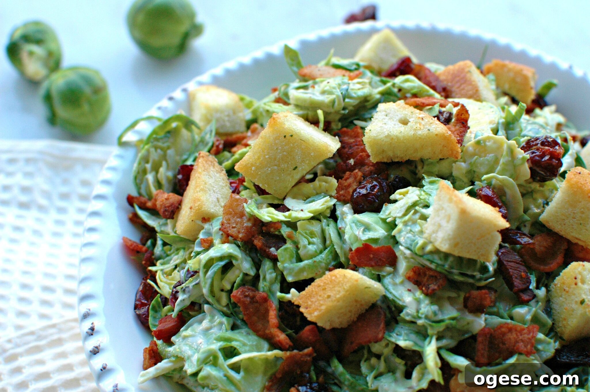Brussels Sprout Caesar Salad 