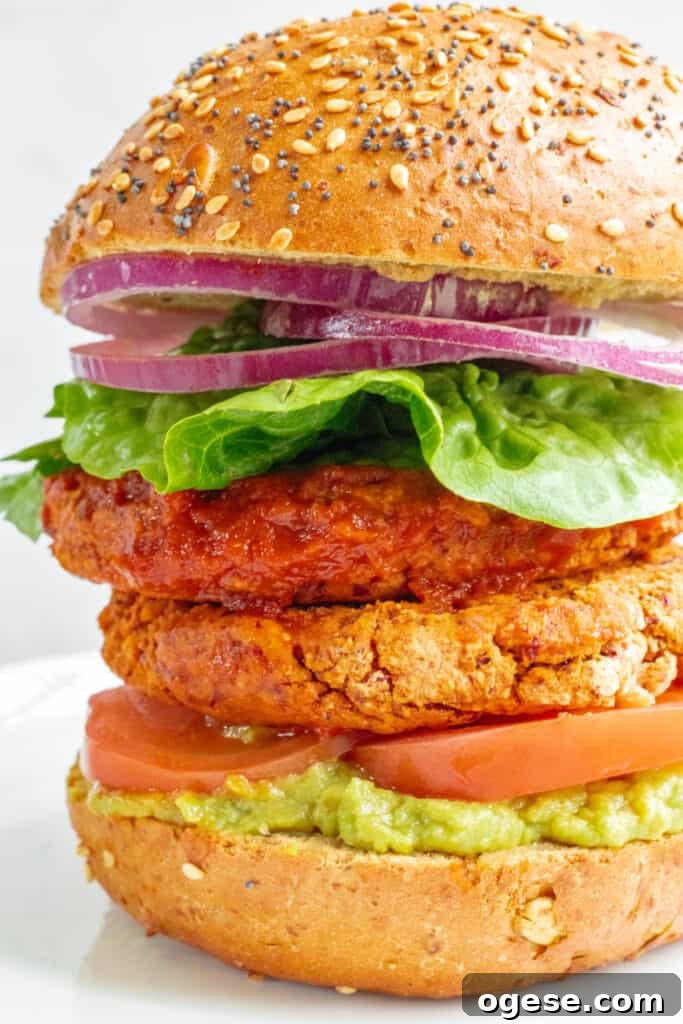 Smoky Bean Burgers - Vegan, GF & Healthy! Georgie Eats.