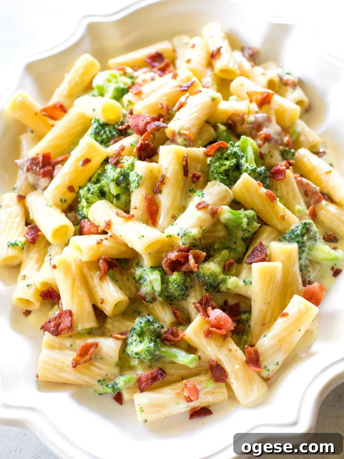 One-Pot Bacon Broccoli Pasta