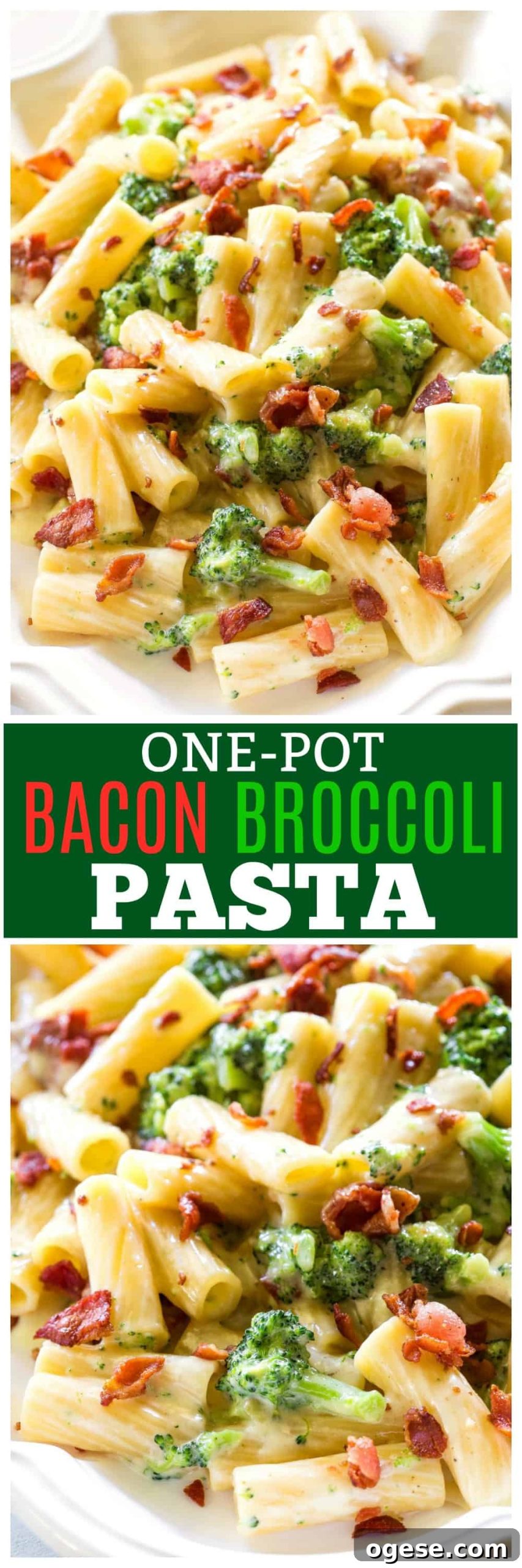 One-Pot Bacon and Broccoli Pasta Recipe for Quick Weeknight Meals 7 One-Pot Bacon Broccoli Pasta