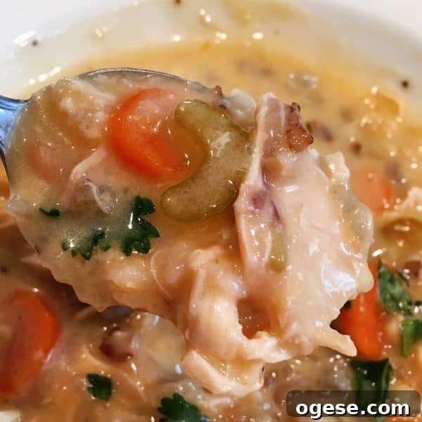 Creamy Chicken and Wild Rice Soup Recipe for Comforting Weeknights 5 creamy-chicken-and-wild-rice-soup