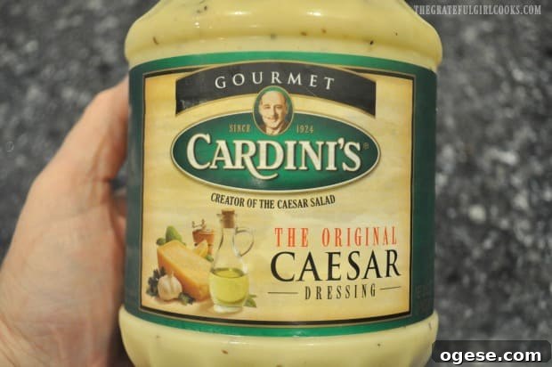 Easy Chicken Caesar Salad - The Grateful Girl Cooks! This is the salad dressing I use for Caesar salads.
