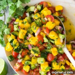 Cucumber Mango Salsa