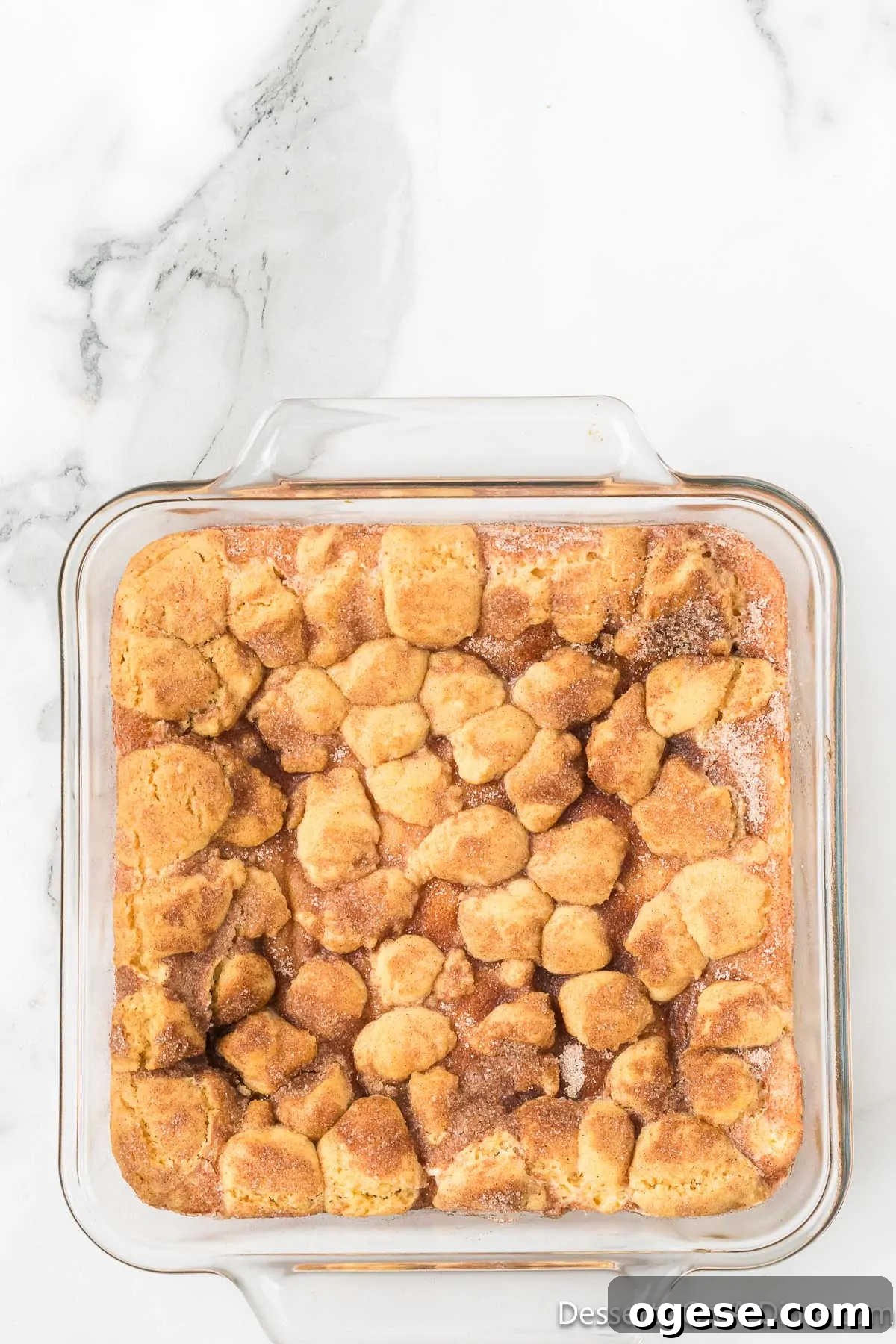 Bars baked until golden brown. 
