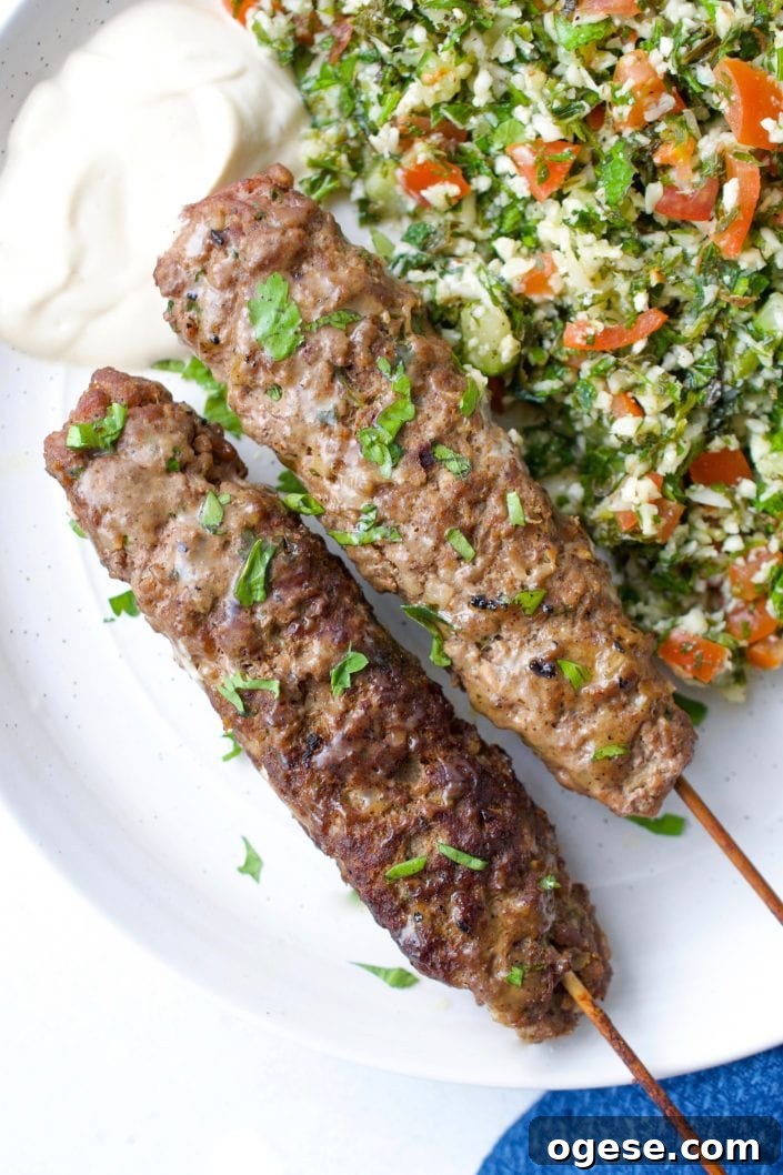 Whole30 Grilled Kofta | Every Last Bite Whole30 Grilled Kofta
