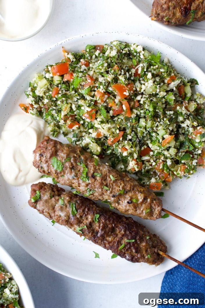 Whole30 Grilled Kofta | Every Last Bite Whole30 Grilled Kofta
