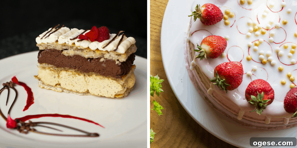 Try the cakes at Papa Haydn's in Portland