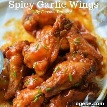 Juicy BBQ Chicken Wings Made Fast in the Instant Pot 12 spicy garlic wings garnishe with chives