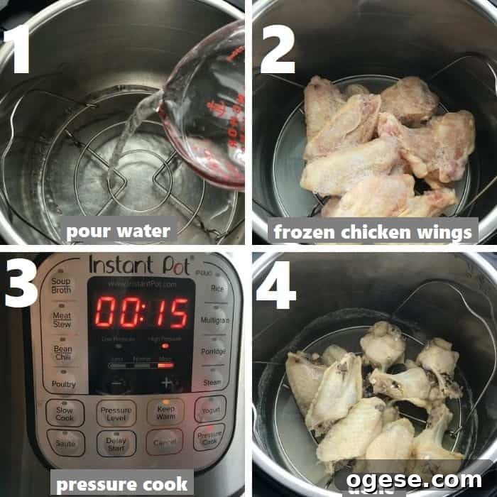 Juicy BBQ Chicken Wings Made Fast in the Instant Pot 5 pressure cooking frozen chicken wings in instant pot