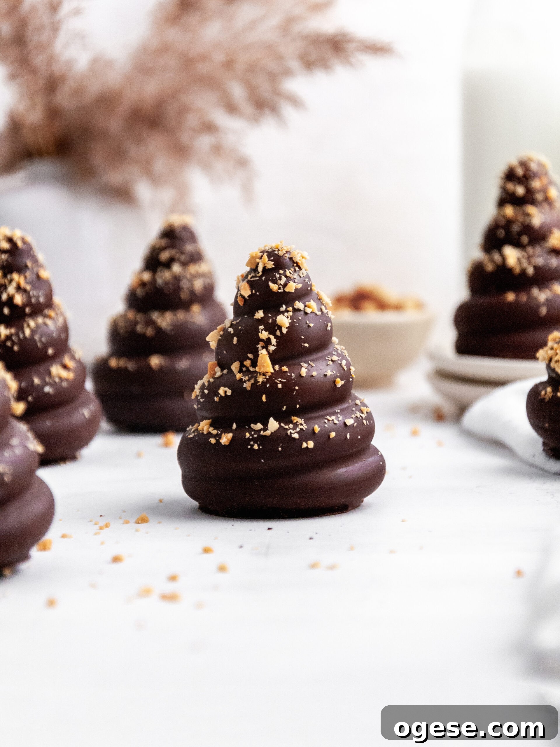 Reeses peanut butter cream puffs