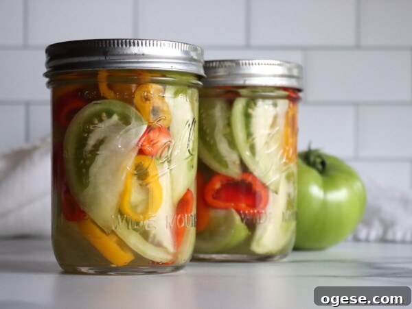 Spicy Pickled Green Tomatoes