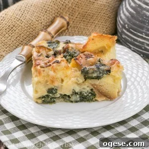 Gruyere Spinach Strata
