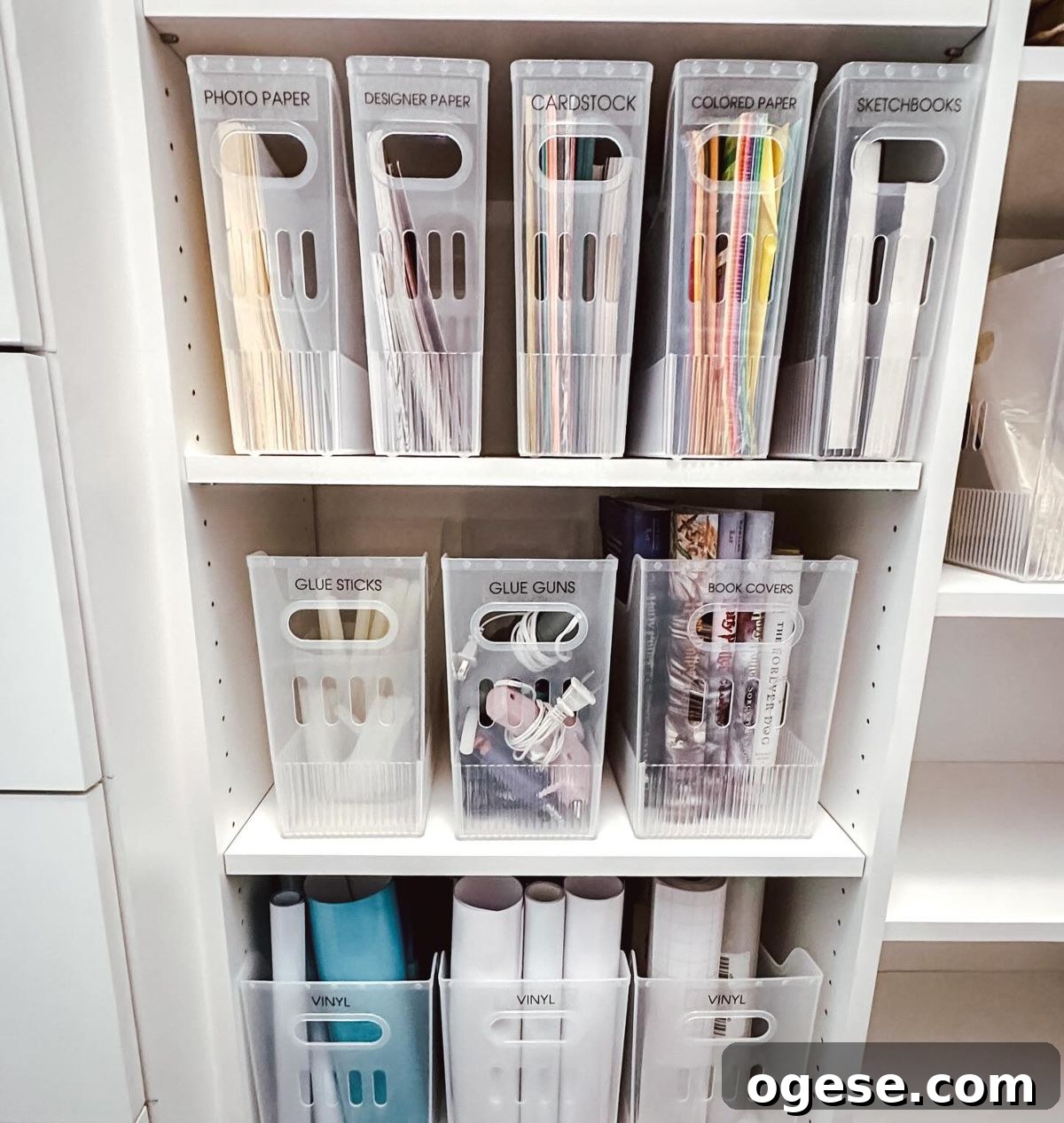 Stacked multi-purpose bins