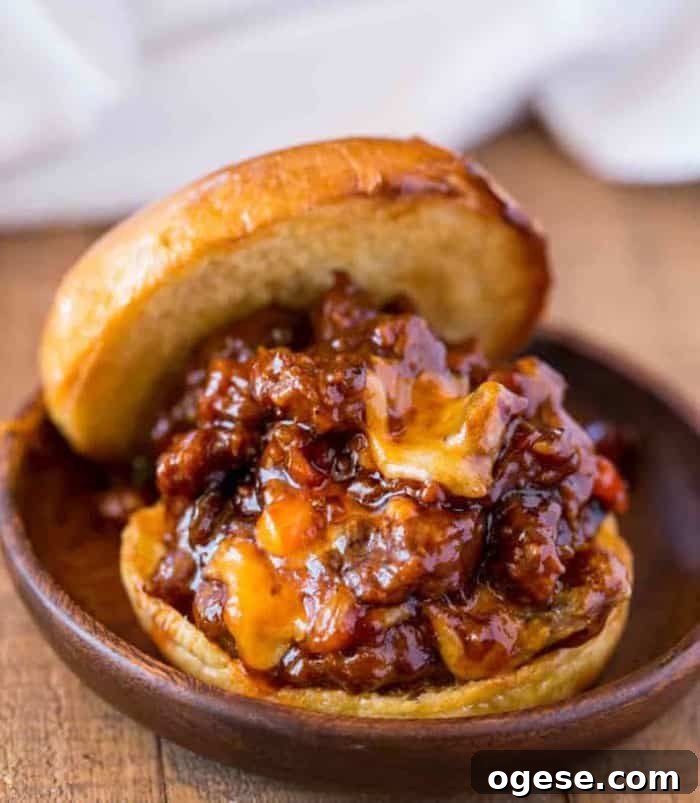 BBQ Sausage Sloppy Joes
