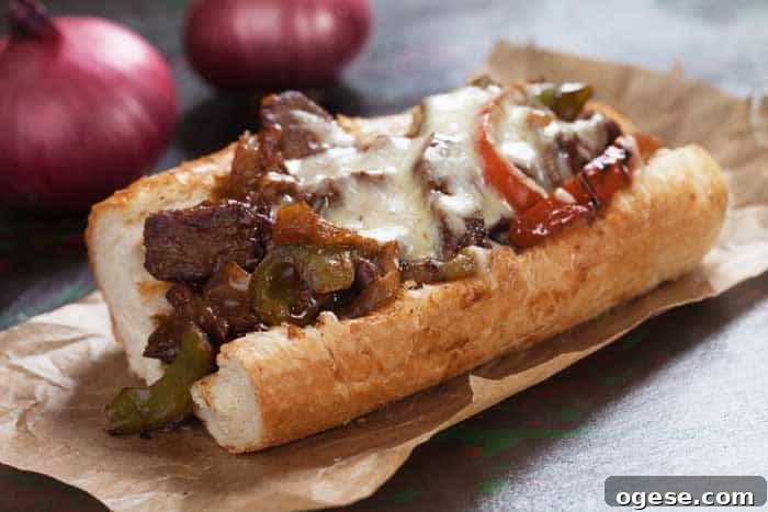 Grilled Philly Cheese Steak Sandwich Recipe