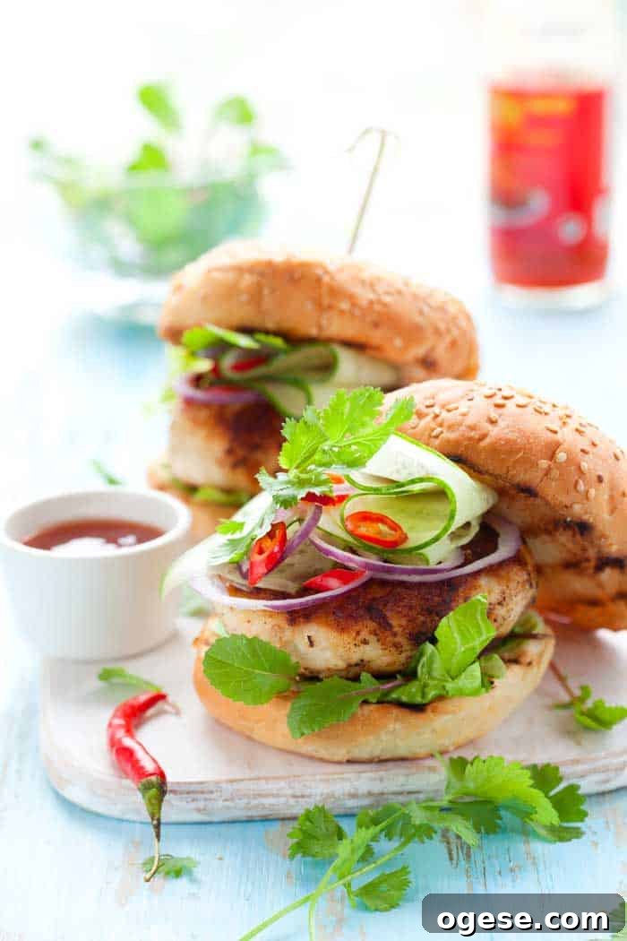 Grilled Chicken Sandwich with Spicy Sauce