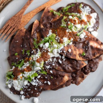 image Black Bean Enfrijoladas