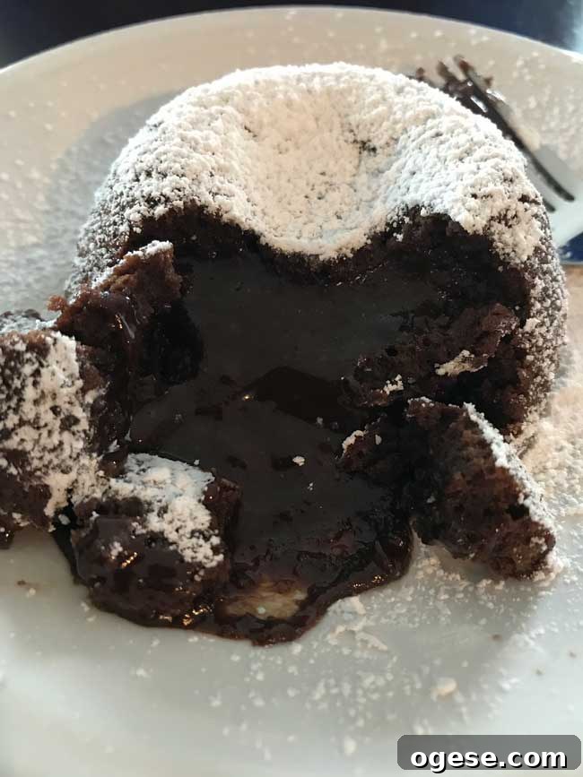 chocolate molten lava cakes