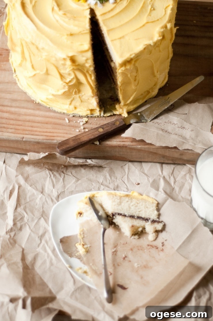 Classic Yellow Birthday Cake Recipe for Moist, Fluffy Cake 8 Yellow Birthday Cake Recipe | sophisticatedgourmet.com