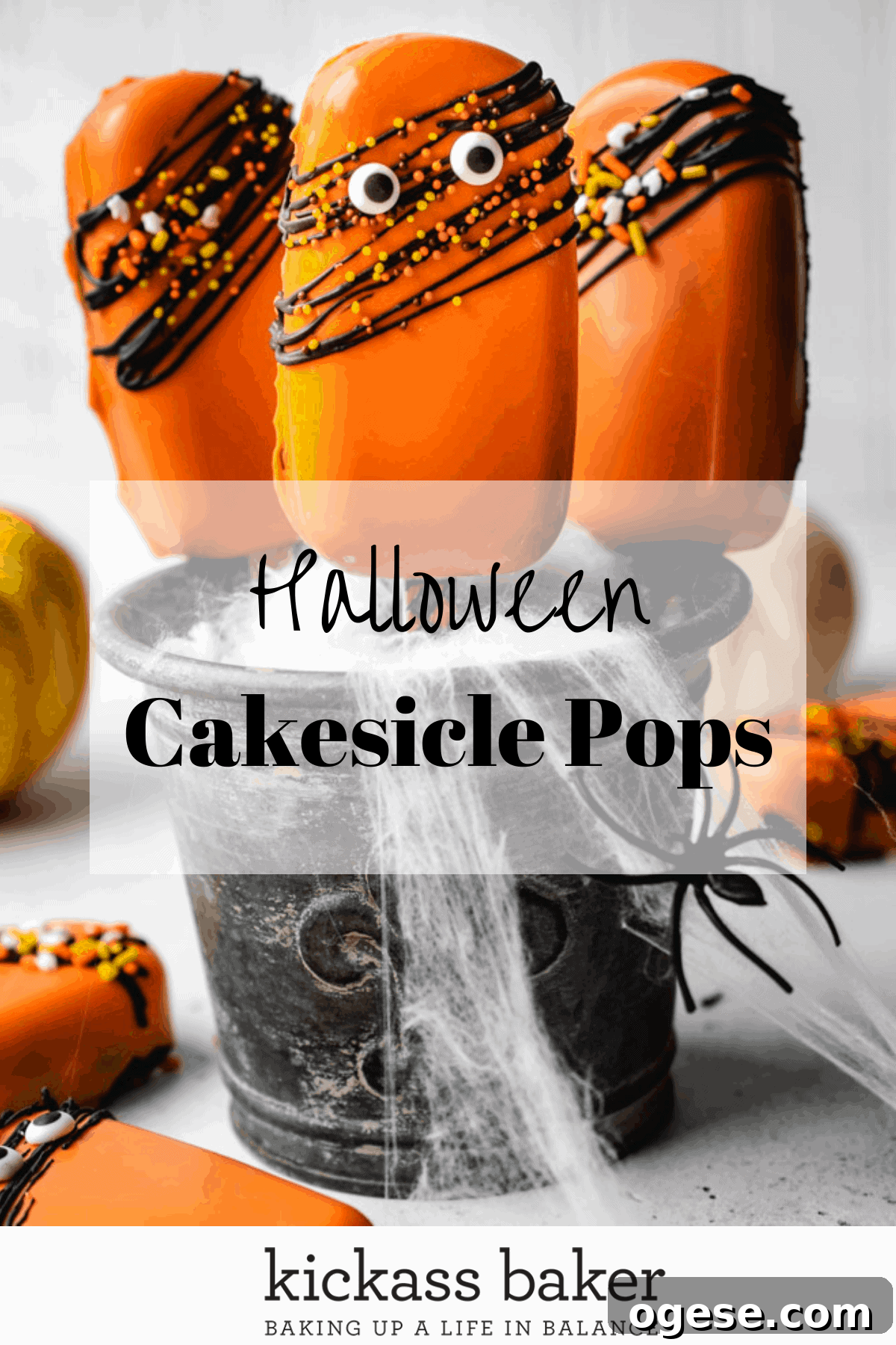 Spooky Halloween Cakesicles: Fun No-Bake Party Treats 8 Assortment of Halloween cakesicles