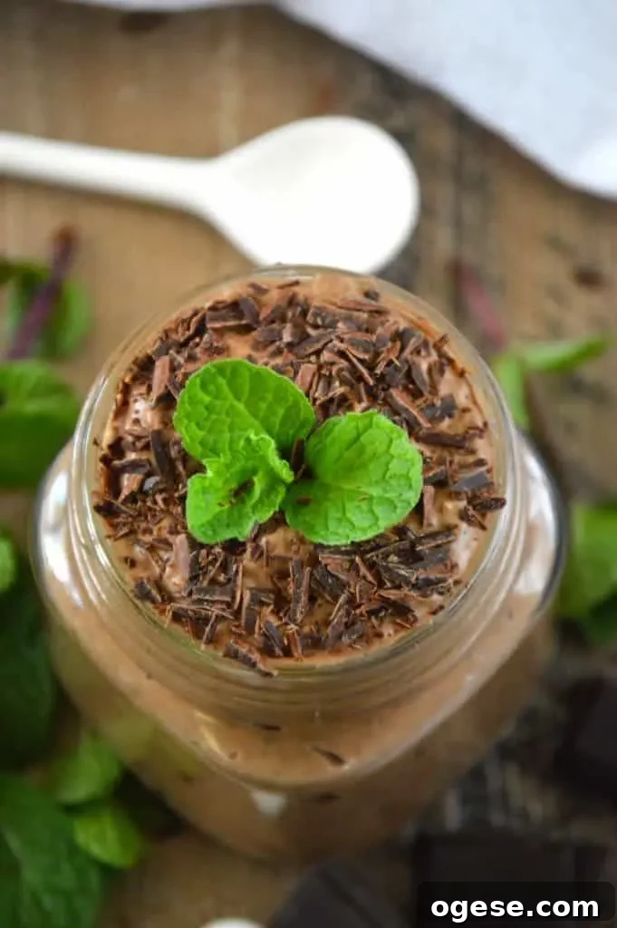 Mint Chocolate Chia Seed Pudding from What The Fork Food Blog