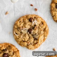 Hearty Cowboy Cookie Recipe with Oats, Chocolate & Nuts 4 cowboy cookies