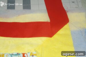 How to Bind a Quilt: Step-by-Step Guide for Beginner Quilters 7 Layout binding around quilt edge as a dry run