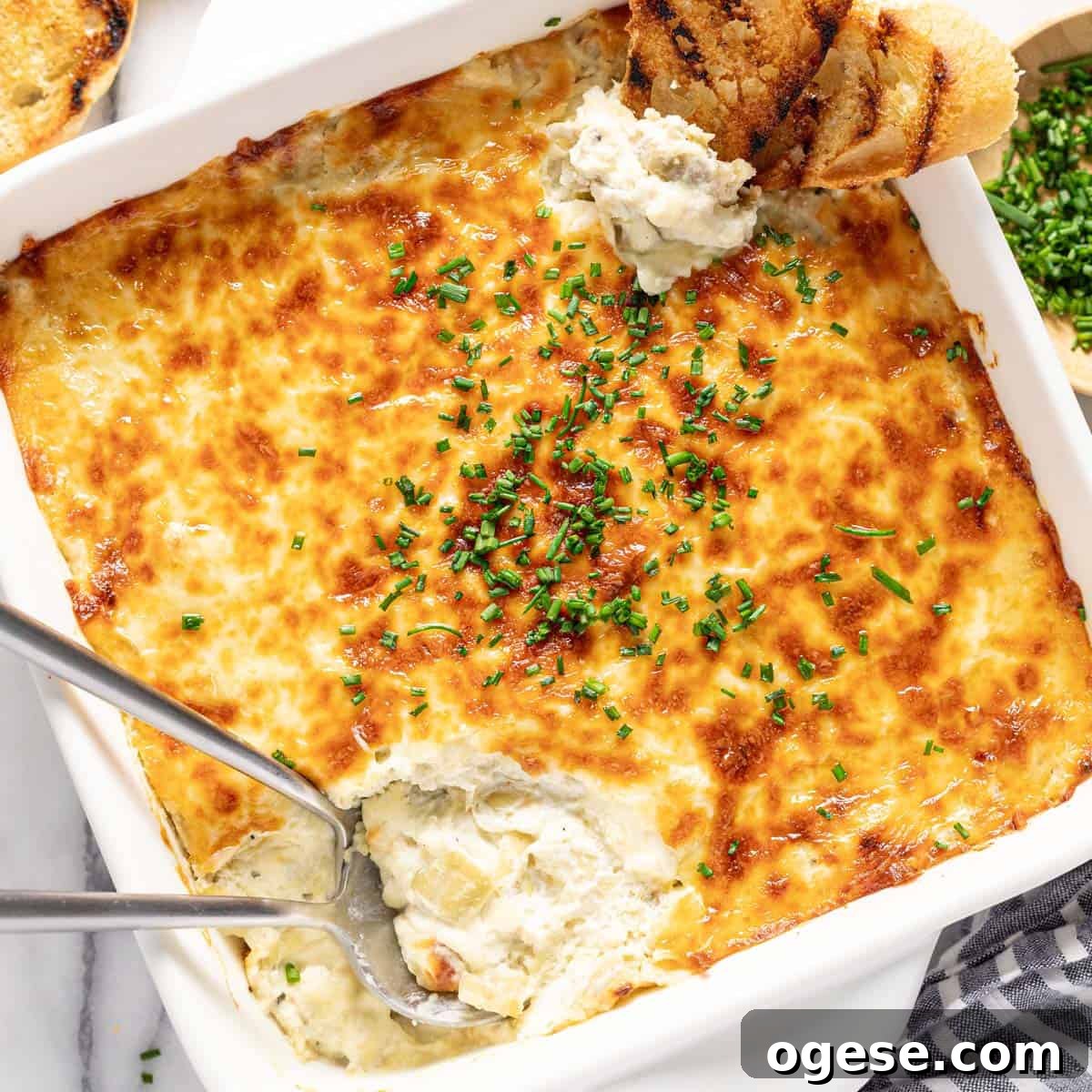 Easy Baked Artichoke Dip Recipe