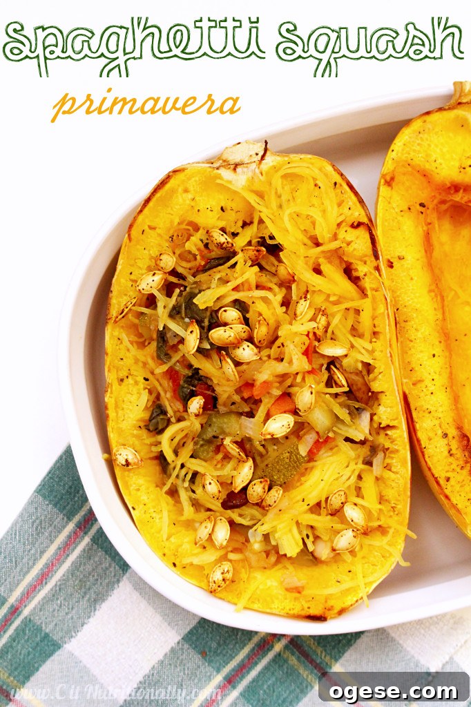 Spaghetti Squash Primavera | C it Nutritionally