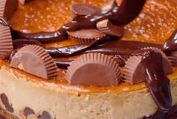 Peanut Butter Cheesecake with Brownie Crust