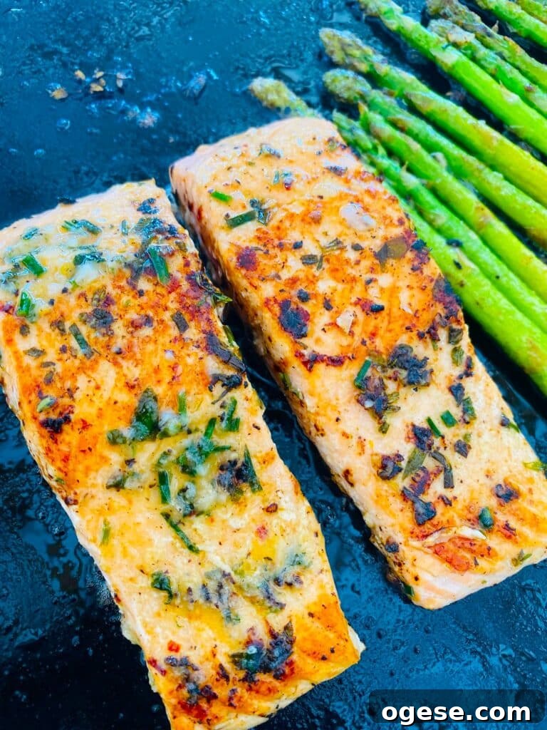 Blackstone Garlic Herb Salmon