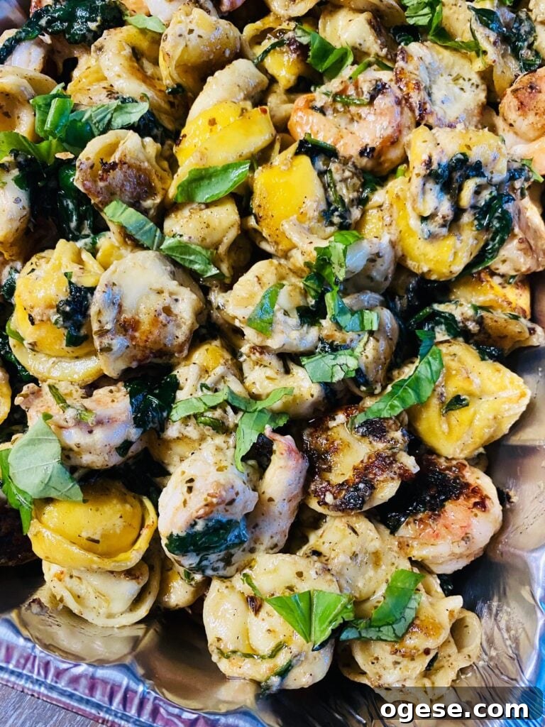Blackstone Shrimp Tortellini Alfredo