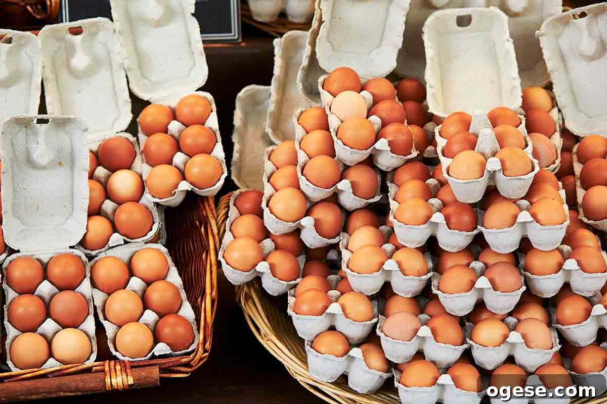 How to Cook and Use Eggs: Practical Tips and Techniques 3 Cartons of fresh eggs at a Paris market