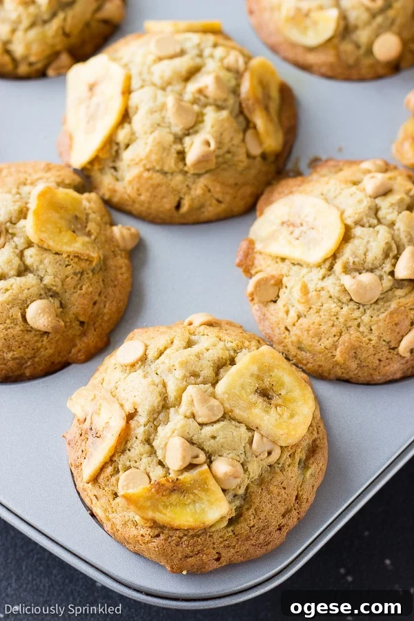 Peanut Butter Banana Muffins