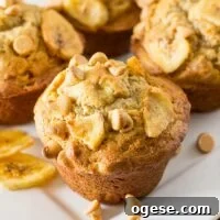 Peanut Butter Banana Muffins