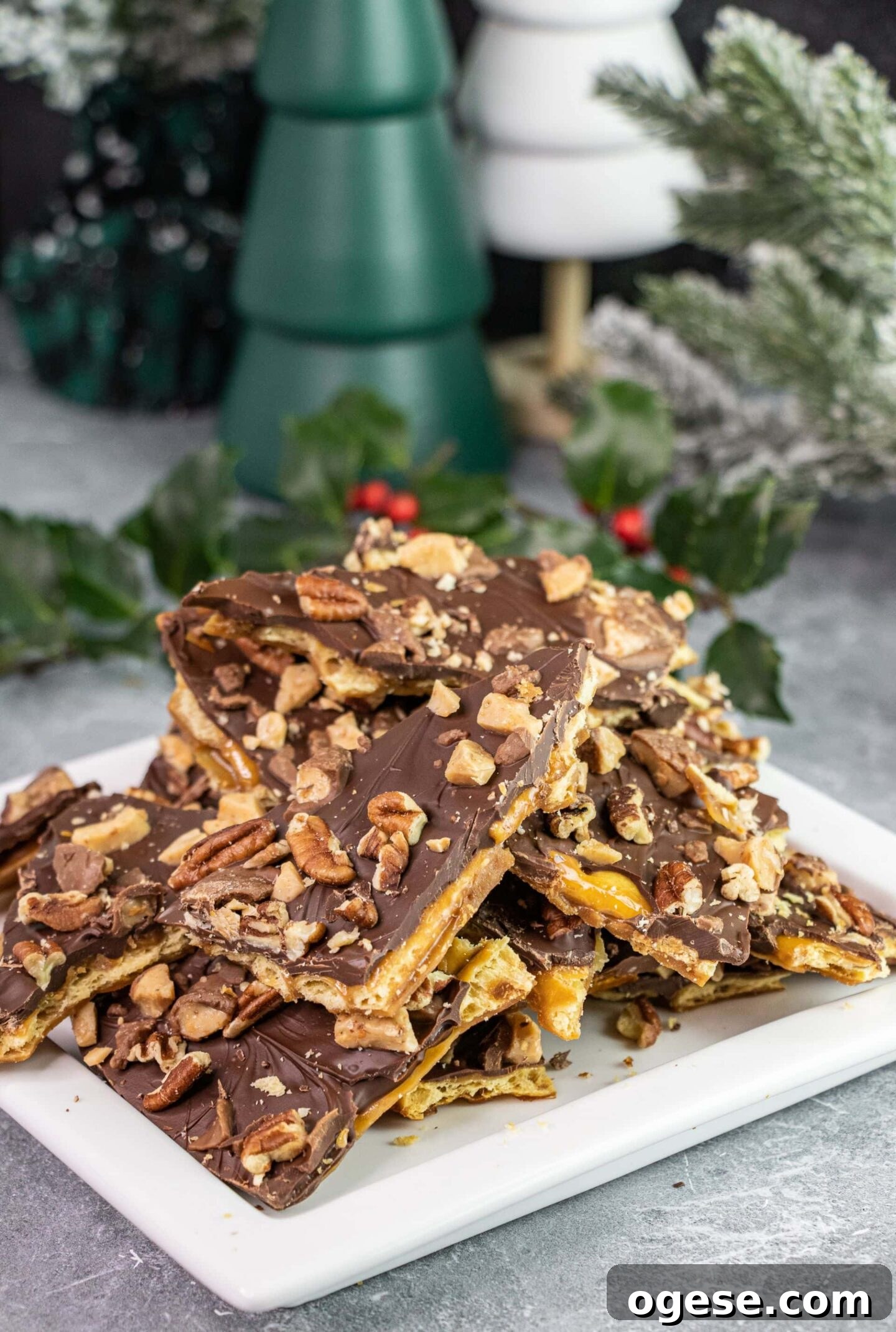 Final Saltine Toffee Bark pieces