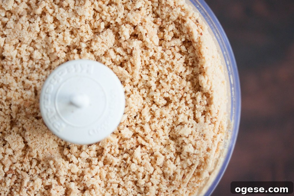 How to Make Creamy Peanut Butter from Roasted Peanuts at Home 5 Peanut butter in food processor