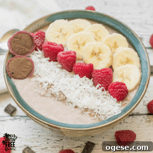 Chocolate Raspberry Smoothie Bowl Recipe for Creamy Breakfast Bliss 6 chocolate raspberry smoothie bowl