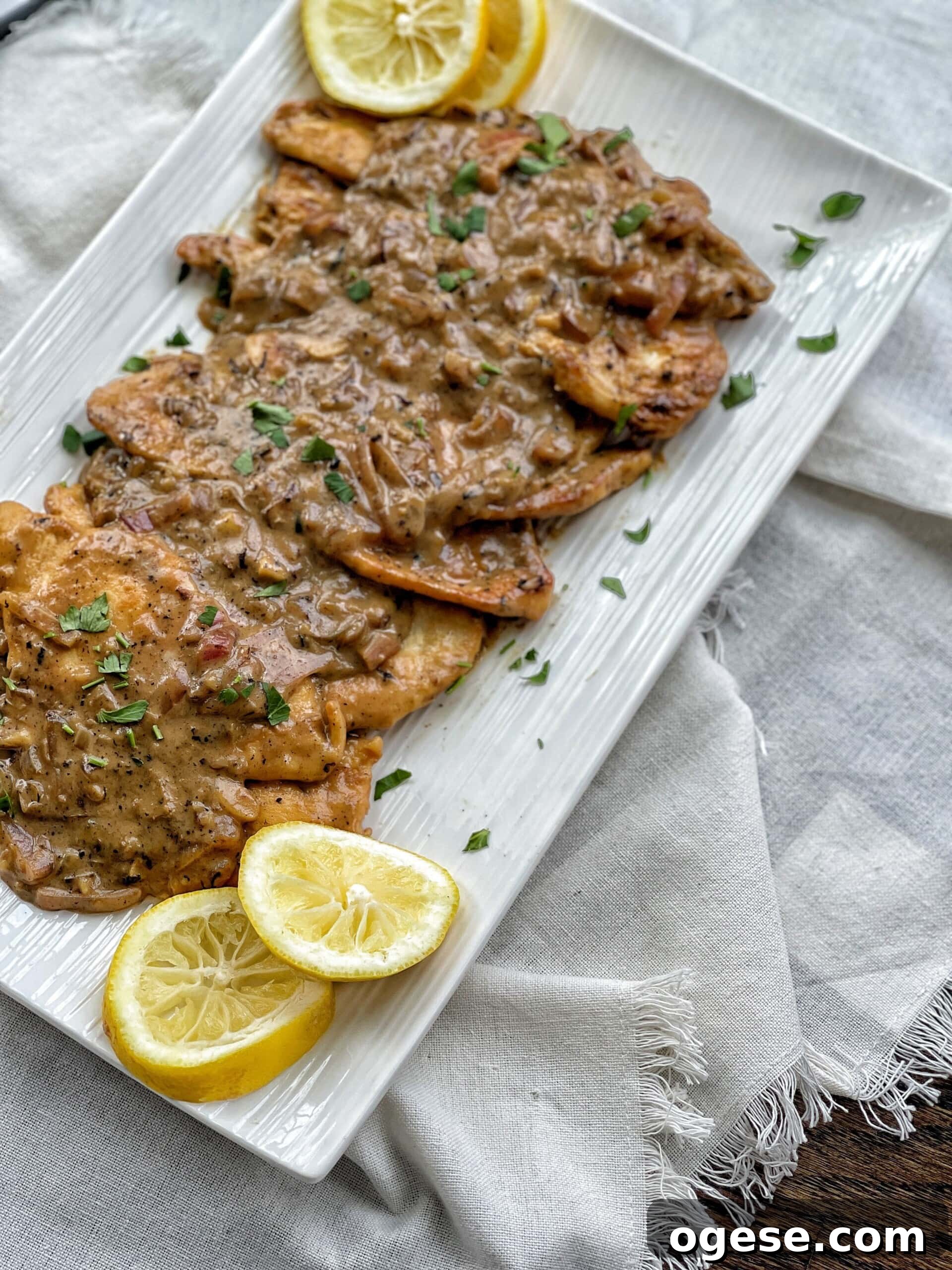 lemon shallot chicken