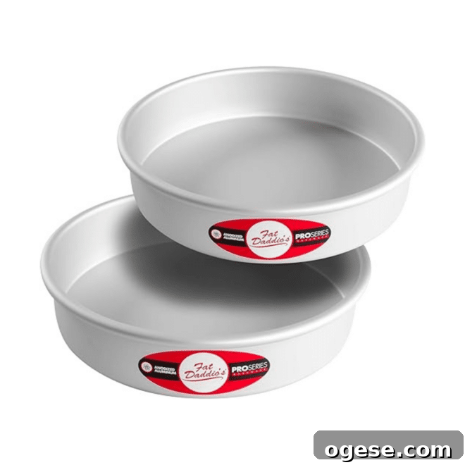 aluminum round cake pans 