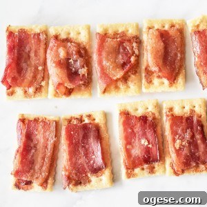 candied bacon crackers recipe