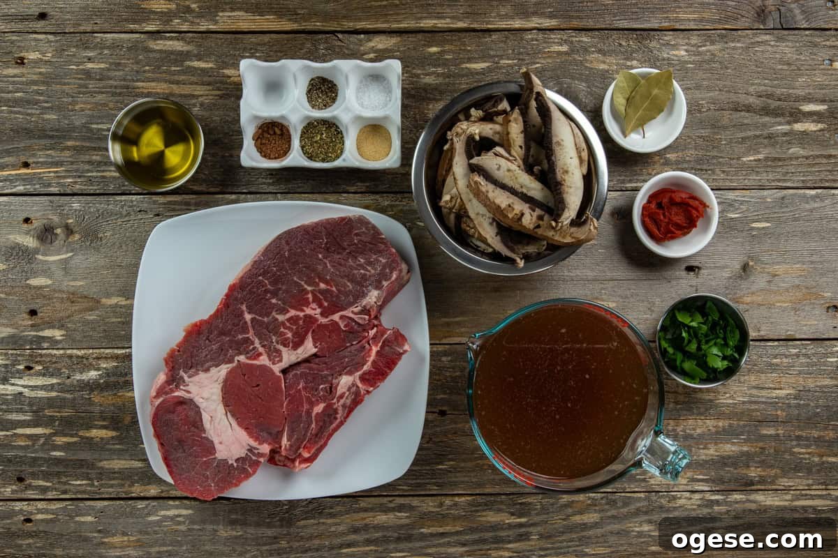 All ingredients measured out in individual containers.