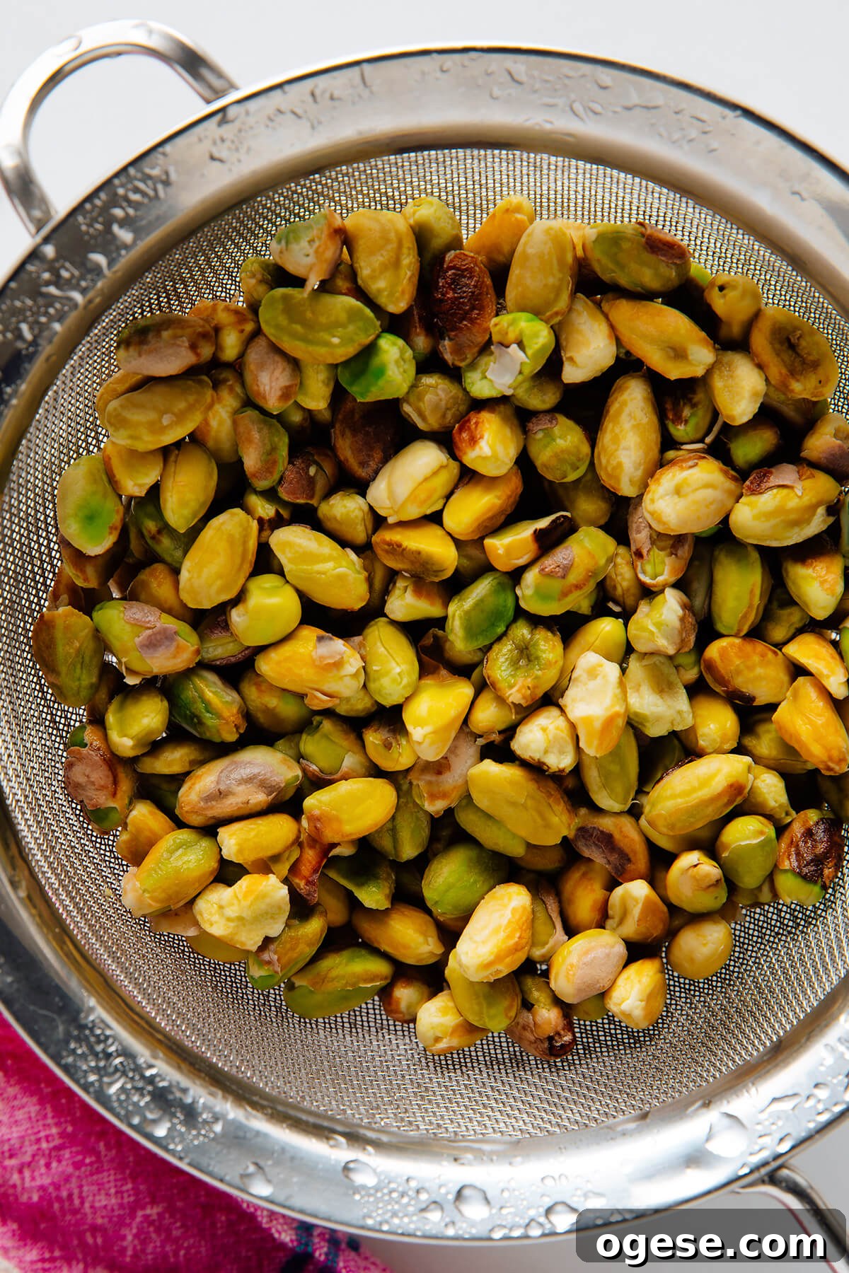 soaked pistachios