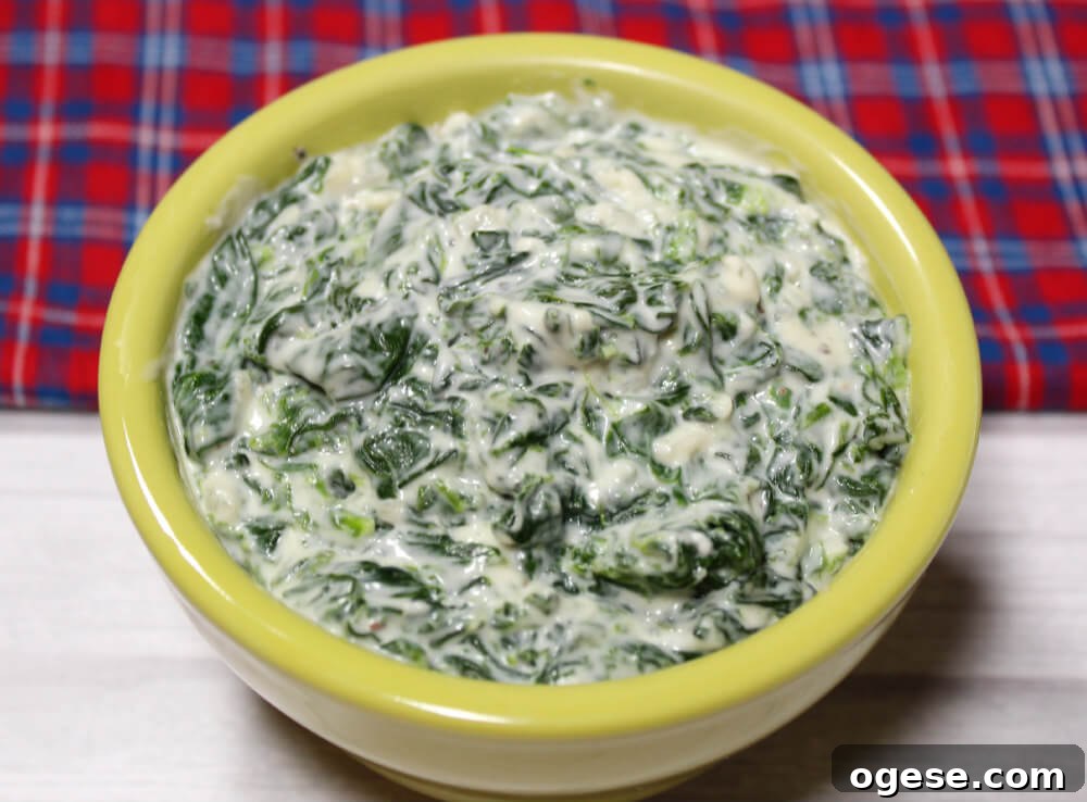 Keto Creamed Spinach Recipe: Rich, Low-Carb Side Dish 9 Keto Awesome Creamed Spinach8