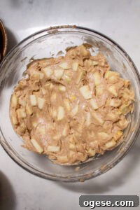 apple cake batter