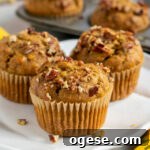 Pumpkin banana muffins