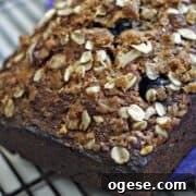 Whole Wheat Blueberry Banana Bread