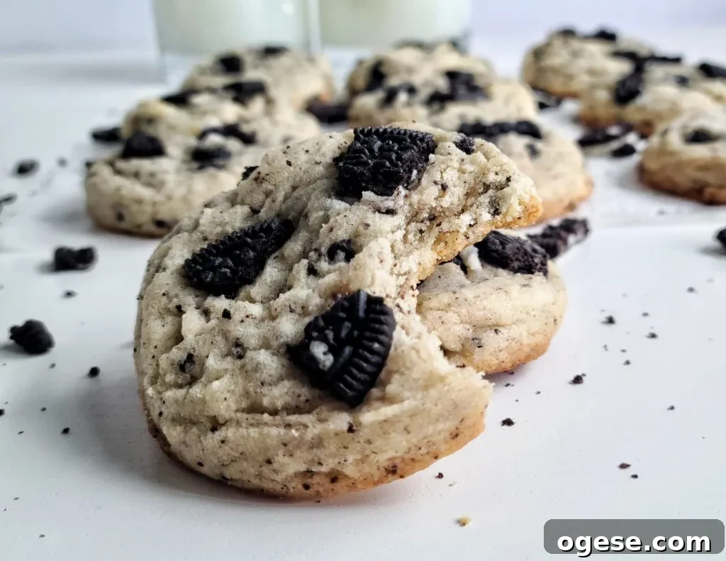 Cookies & Cream Cookie Recipe: How to Make Chocolate Sandwich Cookies 6 chewy cookies and cream cookies