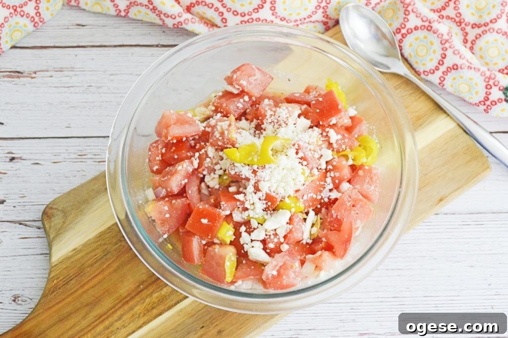 Marinated Tomato & feta Salad feature image 