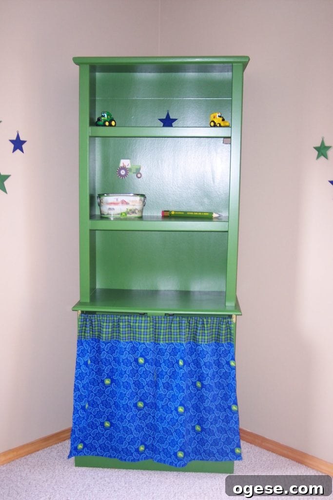 John Deere bookcase